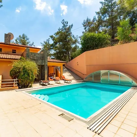 Villa Hillcrest Panorama By Ezoria Villas Moniatis Exterior photo